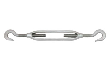 鉄 割り枠式ターンバックル (両フック)(インチ・ウイット)(ダイロック品)